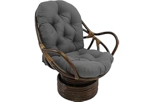FUYAO Swivel Rocking Chair Cushion,Wicker Rattan Furniture Seat Cushion,Waterproof and UV Resistant Rocking Chair Cushion for Home Decoration Indoor Outdoor