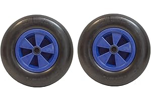 leisure MART A pair of Launch trolley pneumatic wheels for boat trailers and trollies Pt no. LMX1718