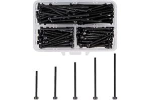 INCREWAY 150 pièces Kit de vis M3, Longueur 30/35/40/45 / 50mm 12,9 grade en acier allié Vis d'assemblage à tête à six pans creux avec boîte de rangement