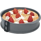 JATA HMOL1124 &ndash; Round Silicone Mould with Glass Base, 26 cm, Non-Stick Removable Mould for Cakes and Cakes, Suitable for Oven