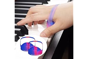 Koldot Piano Finger Trainer Ball Hand Corrector Finger Exercisers Posture Correction Tool Round Shape Semi Sphere Silicone Finger Training Ball for Beginners 2Pcs