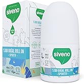 Siveno 100% Natural Roll-On Sporty Athlete Deodorant Sweat Odor Preventive Herbal Spotless Vegan 50 ml