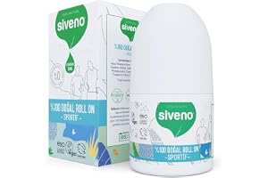 Siveno %100 Doğal Roll-On Sportif Sporcu Deodorant Ter Kokusu Önleyici Bitkisel Lekesiz Vegan 50 ml