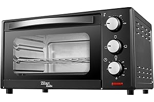 ZILAN Z ŞEKIL Zilan Elektrobackofen – doppelter Schutz aus Glas – 15 Liter