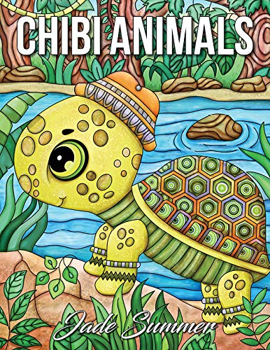 Télécharger Chibi Animals: An Adult Coloring Book with Adorable Cartoon Animals, Cute Nature Scenes, and Relaxin livre En ligne
