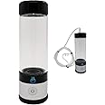 Osmio Duo Hydrogen Water Bottle 400ml - Portable Hydrogen Water Generator with Glass Bottle