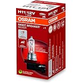 Osram Ampul Night Breaker Laser H11 12V 55W%100'ye kadar Fazla Işık 130M'ye kadar Fazla G&ouml;r&uuml;ş A&ccedil;ısı 64211NBS