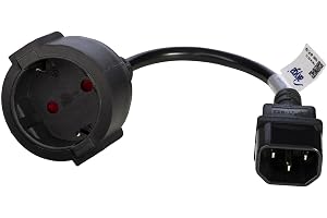 AKYGA Adapter zasilający AK-PC-10A CCA CEE 7/4 / IEC C14 15 cm