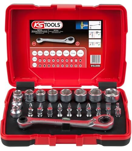 KS Tools 922.1908 - Douille 1/4'' 12 Pans 10 Mm - Version Longue