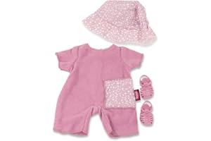 Götz 3403331 Traje de bebé Verano - Talla de Ropa para muñeca. S - Set de 4 Piezas de Ropa y complementos para muñecos bebés de 30 - 33 cm