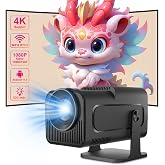 mini portable projector equipped with Budiniao HY320 Android 11OS, smart projector native 1080P auto trapezoid fix