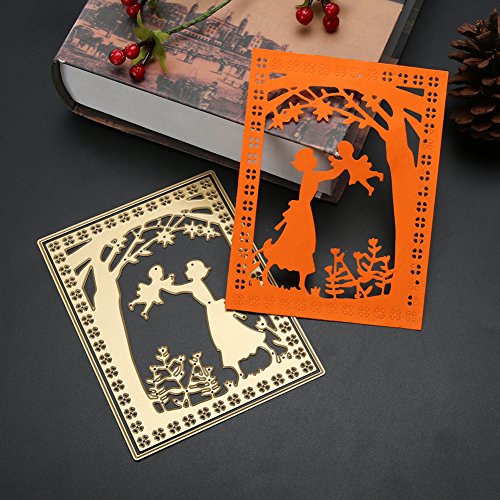Amazingdeal365 Hello World Metall Form Stanzschablonen Schablonen Schneiden DIY Dekor Sammelalbum Karten Buchzeichen Lesezeichen als Geschenk für Freunde Geburtstag Kinder,Kindergarten Hobby Schule Handarbeit Unterricht usw. Ein tolles Geschenk! - 2