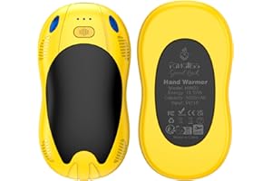 FANDLISS Pack de 2 Calienta Manos Recargables, Calentador de Manos 10000 mAH, Calentador Manos Reutilizables, para Raynaud, Camping, Golf, Regalos TecnolóGicos para Mujeres y Hombres