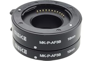 MEIKE mk-p-af3b Tubo de extensión macro para cámara sin espejo, compatible con Panasonic