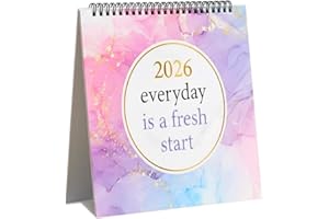 PSO PaulStore 2026 Desk Top Calendar Month to View Flip Over Home Office School Square Planner (Everyday)