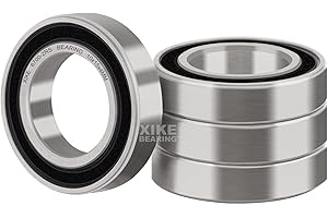 XiKe 4 pz 6700-2RS Cuscinetti a sfere sigillati 10x15x4mm, Pre-lubrificati, Acciaio cromato, Doppia Guarnizione in Gomma, 6700RS Cuscinetto a sfere a gola profonda con tenuta.