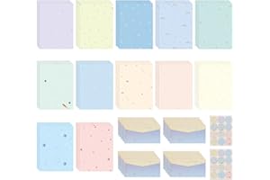 ATPWONZ 48 Sheets Letter Paper and 24 Envelopes Sets ，A4 Letter Writing Sets, Letter Writing Paper and Envelopes for Letters Invitation Gifts, Starry Sky
