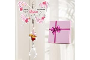 TheGiffter Gifts for Mum, Crystal Suncatcher Christmas Mum Gifts, Best Mom Birthday Presents from Daughter Son, Gift for Mummy on Christmas, Valentine's Day, Mother's Day