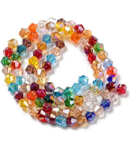 Geslepen glaskralen - 4 mm, rood online kopen