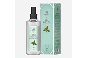 Rebul Green Tea Eau de Cologne | Kölnisch Wasser für Herren Glasflasche 100ml After Shave, Cologne, Rasierwasser für Herren und Damen - Rebul Kolonya