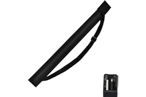 XINXINGDINGSHENG 1/2 Snooker Case Bag, Pool Cue Case Bags, Durable Strap Snooker Billiard Cue Cases, Waterproof Oxford Cloth, Portable and Backpackable Billiard Stick Bag