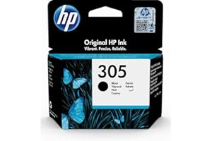 HP 305 Standard Capacity Black Original Ink Cartridge Page Yield 120 (P/N 3YM61AE)