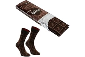 Rainbow Socks - Damen Herren Lustige Tafel Schokolade Socken - 1 Par