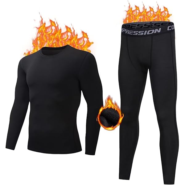 Orbiz Set Intimo Termico Uomo, Maglia A Maniche Lunghe E Pantaloni Lunghi, Johns Perfect Heat, Microfibra Morbida Caldo 0,45 TOG - 4