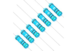 Chanzon 30pcs 2W 5,1 Ω Ohm 5r1 Metallfilm-Fest widerstand 0,01 ±1% Toleranz 5,1R MF Durchgangsbohrungs widerstände Strombegrenzung Rohs-zertifiziert Resistor