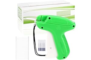 MIIEPLS Etikett Pistole Heftpistole Etikettiermaschine mit 5 Ersatznadeln und 5000 Heftfäden für kleidung preisschilder Etiketten Preis Marke Tags Schild Label Hut