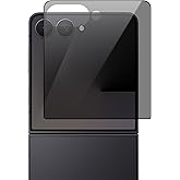 Coverzone Samsung Galaxy Z Flip 7 İle Uyumlu Hayalet Gizlilik Filtreli Ekran Koruma 0.33mm İncelik Privacy Cam Hayalet 5D Giz