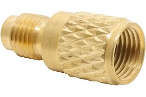 SAUKALT KLIMATECHNIK Adapter R410a 5/16 SAE-f 1/4 SAE-m für Klimaanlagen/Klimaanlage KFZ