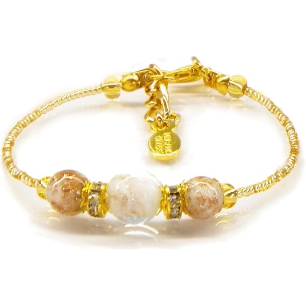 Bracciale Donna In Vetro Di Murano – Antica Murrina – Gioiello Veneziano Fatto A Mano – Made In Italy