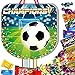 Produktbild Fußball Pinata-Set mit süßer Pinatafüllung, Fußball Partydekoration/Spielzubehör