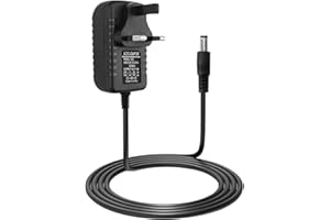 SELURK Universal 12V 2A Power Supply AC/DC Adapter, Input 100-240V 50/60Hz, Output 12V 2A 24W with 1.5m Cord, DC 5.5mm x 2.5mm Plug for LED Strips, CCTV Cameras, Routers, IP Cameras & More