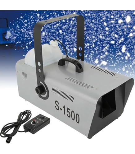 Macchina Da Neve Snow 1800 - 1800W, Serbatoio 2.5L, Effetto Neve Realistico, Con Telecomando - Foto 12