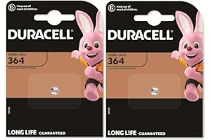 2 x Duracell 364 (2 Blister à 1 Batterie) 2 Batterien (SR621/V364/SR60/SR621W)