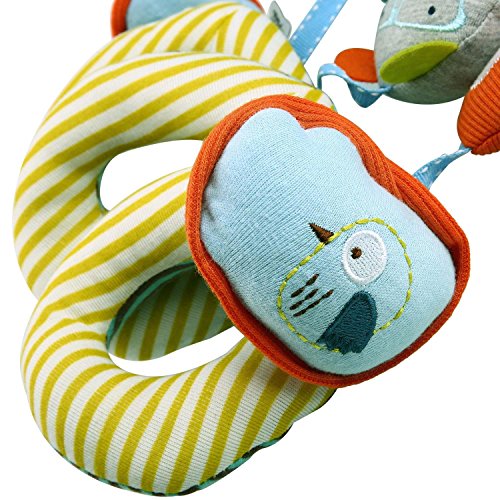 Peradix Babybett Anhänger Spielzeug Glocke hängen Krippe Bär Vögelchen Hühnchen Rassel Spielzeug - 4