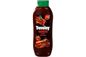 ‎DEVELEY Develey – Barbecue Sauce – 1 x 875ml – Rauchig-fruchtig mit Ananassaft