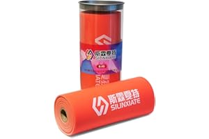 tetotak Bandas planas de látex elástico de 5 m, repuesto para adultos, color rojo, resistente, para caza, competitivo