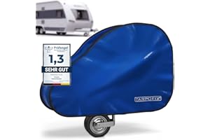 ‎TARPOFIX Tarpofix® Deichselabdeckung Wohnwagen aus PVC PLANENMATERIAL | Deichselhaube Anhänger mit Doppel-Klickverschluss | Anhängerkupplung Abdeckung Wasserdicht | Universal PKW Abdeckung Anhängerdeichsel