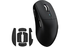 MAMBASNAKE x ATTACK SHARK R6 39g SUPERLIGHT Mouse with Grip Tape, PixArt PAW3950MAX Gaming Sensor, Wireless 8K, MCU Nodic 52840, BT/2.4G/Wired Gaming Mouse, Adjustable DPI 42000, for Win11/Xbox/PS/Mac