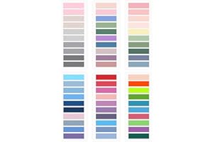 Caianwin 1200 sztuk karteczek samoprzylepnych, 10 stylów, małe karteczki indeksujące, przezroczyste karteczki samoprzylepne do zaznaczania i podkreślania stron, możliwość zapisywania i zmiany