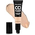 Palladio Full-Coverage Color Correction CC Cream, Oil-Free with Peptides & Vitamin C, Best for Correcting Redness and Uneven Skin Tone, Buildable Foundation Coverage (Fair 10C)