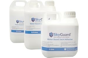 Skyguard Water Based Deck Adhesive for Rubber Roofing (1, Kilograms)