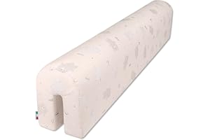 Babysanity Paracolpi Lettino Neonato Cuscino Riduttore Lettino Protezione Letto (90 Cm, Orsetto beige)