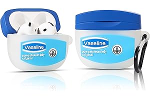 LEWOTE Compatibile con Apple AirPods 4 custodia protettiva divertente con simpatico cartone animato con portachiavi (VSL)