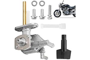 BONJUME Grifo De Combustible Para Moto, Válvula De Tanque De Combustible Para Moto Interruptor De Válvula De Grifo De Gasolina Grifo De Combustible Para Moto Para Suzuki Gsf 600 1200s Bandit Gsf 600s