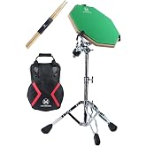 Maxword DD-239GR Pro Bateri Davul &Ccedil;alışma Pedi Seti Drum Practice Pad Full Set