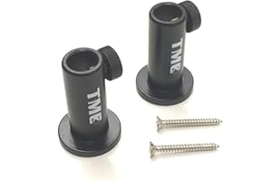 TMC 2 x Anodized Aluminium 16mm Stage stands with locking nuts, screws, Carp/Coarse. Perfect for wooden platforms. For 16mm inserts/bank sticks